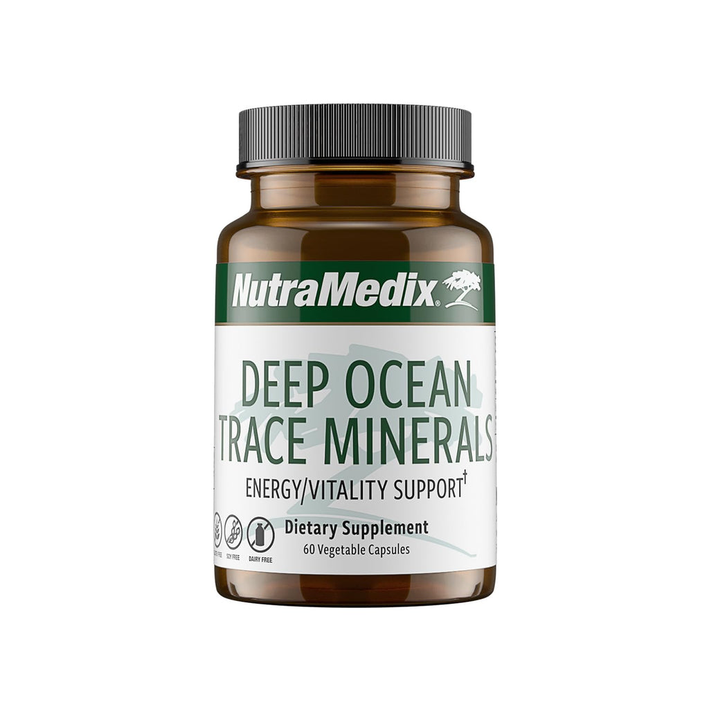 NutraMedix Deep Ocean Trace Minerals 1,000mg - Mineral & Energy Supplements - Magnesium, Zinc, Potassium, Boron, Phosphorus & Manganese - FENGGESTORE20