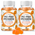 NutraPep Prebiotic Probiotic & Postbiotic Gummies for Women Men & Kids Children - High Potency 5 Billion CFU - Sugar-Free & Gluten 60 Count (Pack of 2) - FENGGESTORE20