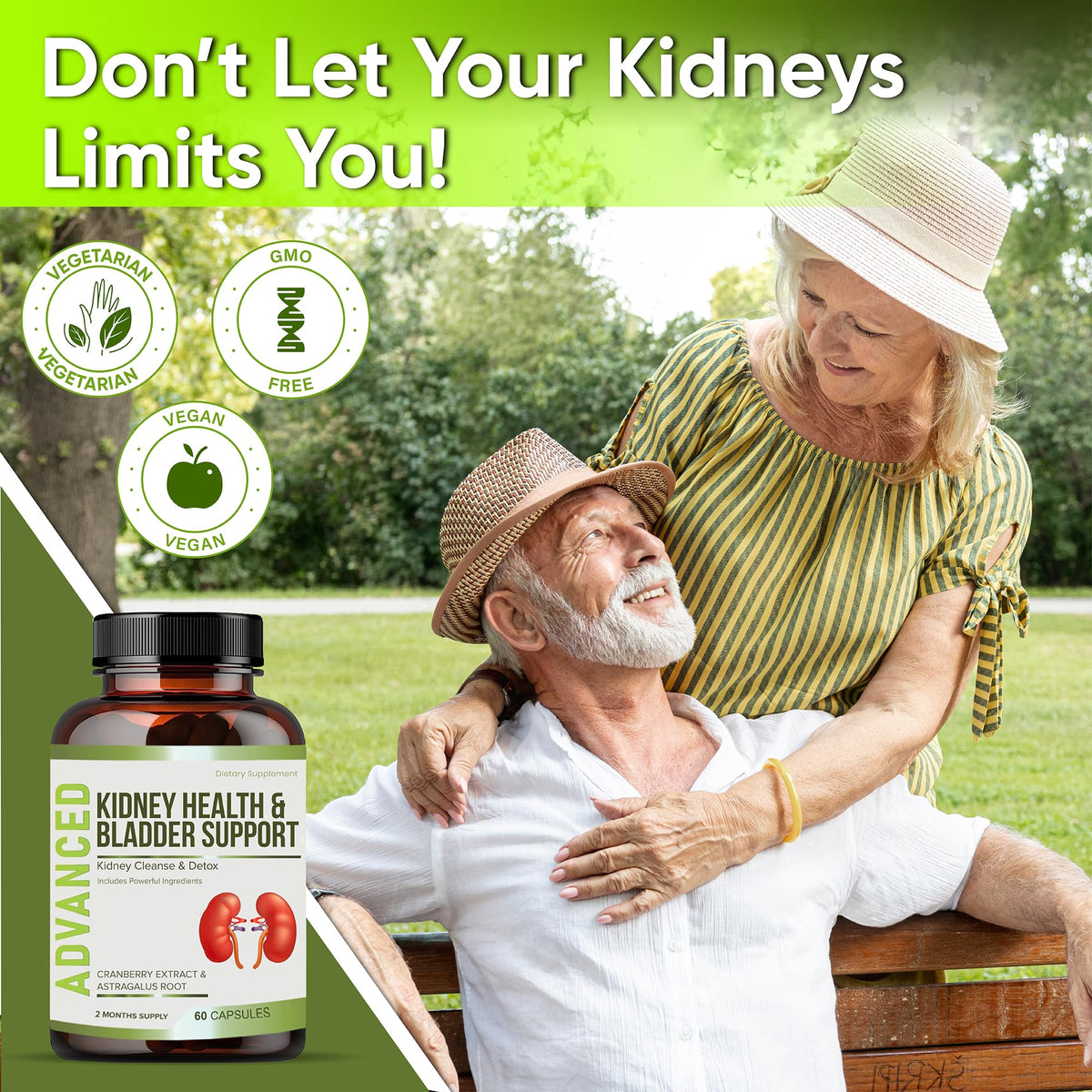 NutraPro Kidney Cleanse Detox & Repair and Bladder Support- Kidney Support Supplement for Kidney Restore with Chanca Piedra,Cranberry, Juniper Berries - FENGGESTORE20
