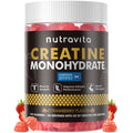 Nutravita NSF Certified Creatine Gummy - Creatine Monohydrate Gummies for Men & Women-5g of Creatine Monohydrate per Serving - Sugar Free, - FENGGESTORE20