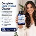Nutreb Liver & Colon Cleanse - 2X Stronger - Liver Cleanse Detox & Repair - Colon Cleanser & Detox - Premium Milk Thistle Supplement - FENGGESTORE20