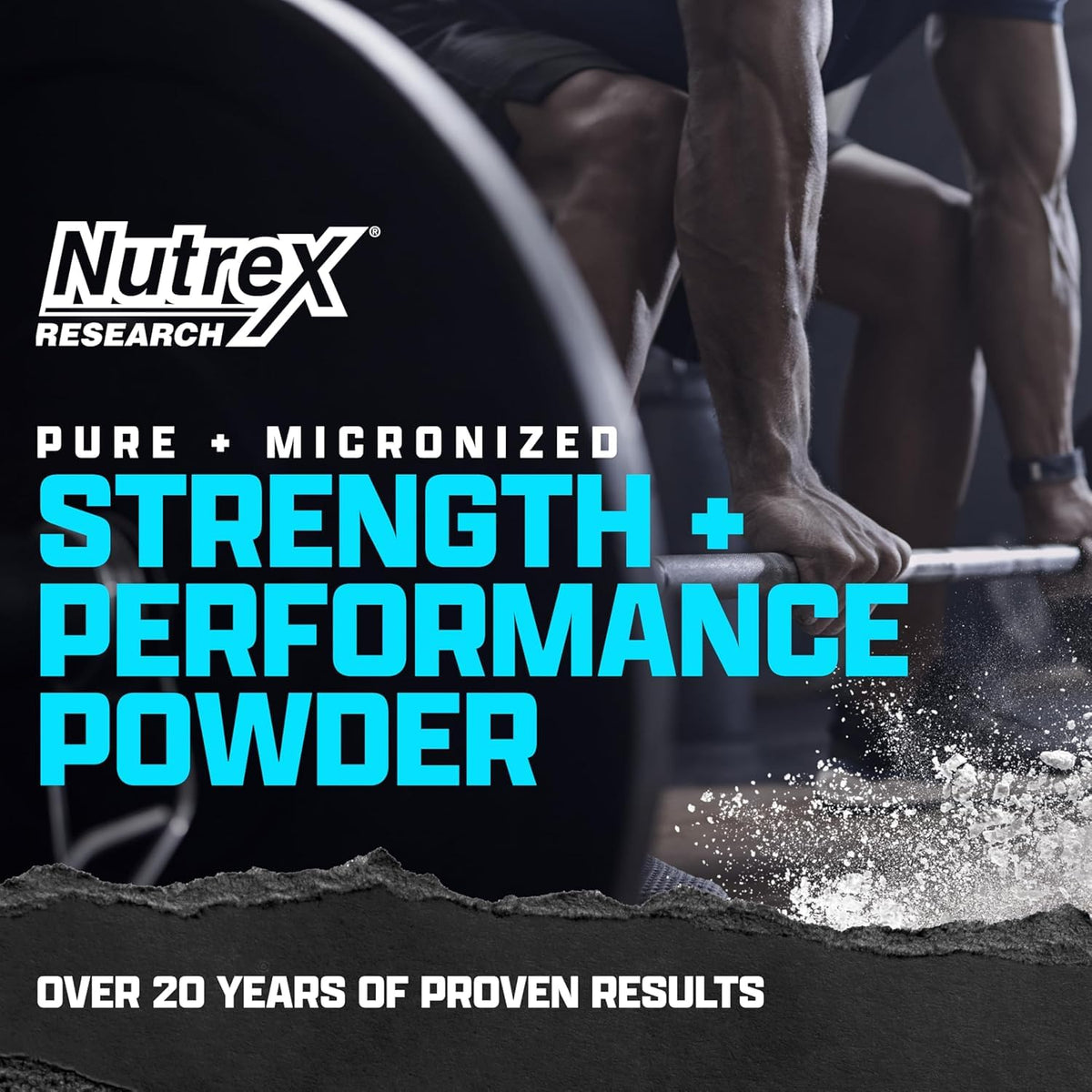 Nutrex Research Ultra Pure Creatine Monohydrate Powder Unflavored | 5G Micronized Creatine Powder for Muscle Gain, Strength, Endurance and Recovery, 80 Servings - FENGGESTORE20