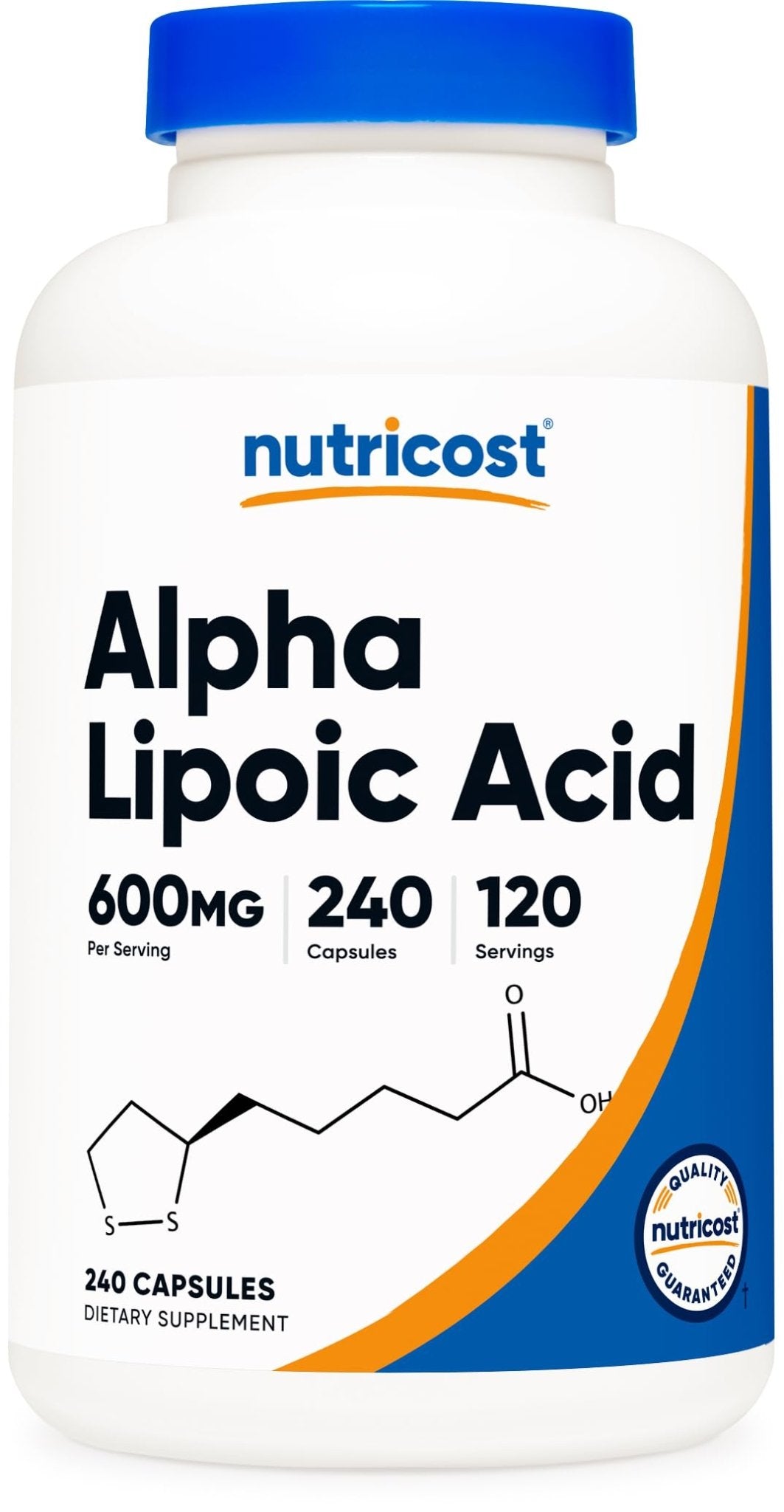 Nutricost Alpha Lipoic Acid 600mg Per Serving, 240 Capsules - Gluten Free, Vegetarian Capsules, Soy Free & Non-GMO - FENGGESTORE20
