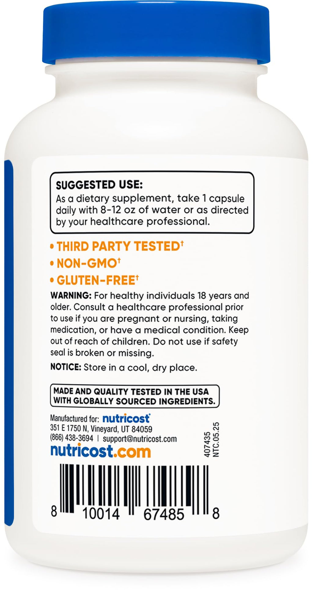 Nutricost Boron Capsules 10mg, 240 Vegetarian Capsules, Gluten Free and Non-GMO - FENGGESTORE20