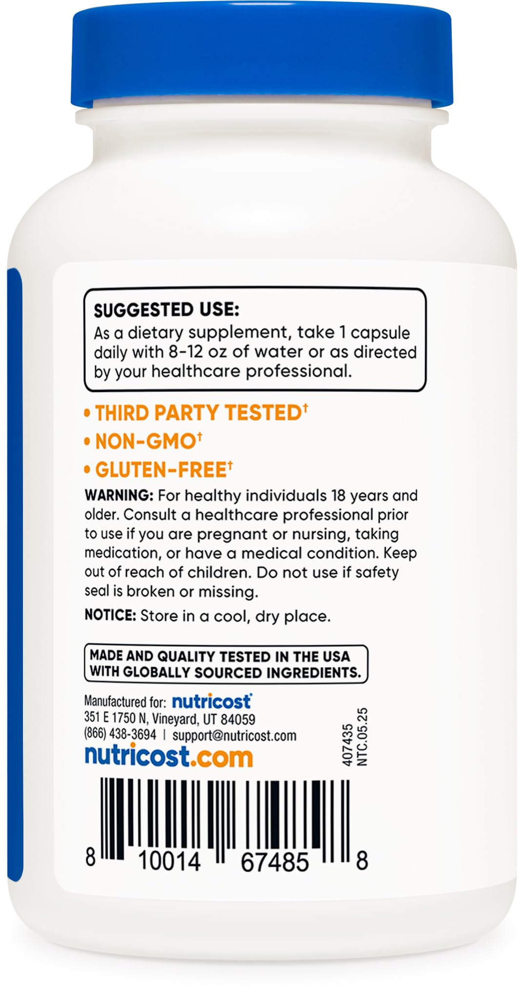 Nutricost Boron Capsules 10mg, 240 Vegetarian Capsules, Gluten Free and Non-GMO - FENGGESTORE20