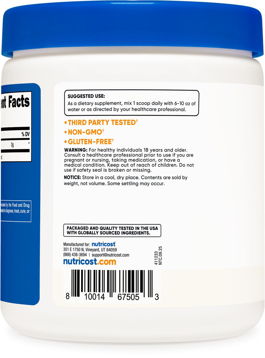 Nutricost L-Citrulline Malate (2:1) Powder (300 Grams) - FENGGESTORE20