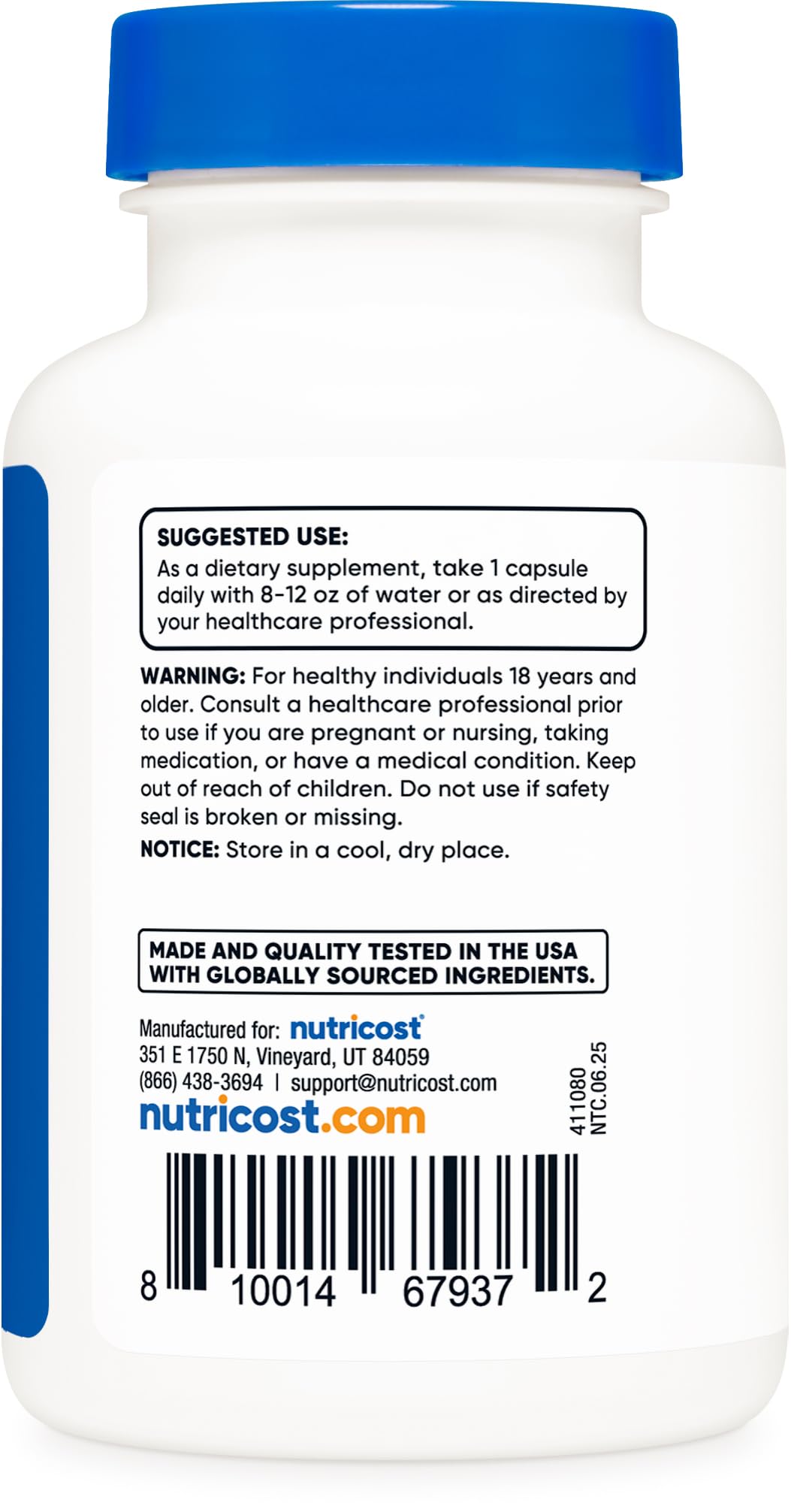 Nutricost L-Theanine 200mg, 120 Capsules, Double Strength - Non-GMO, Gluten Free - FENGGESTORE20