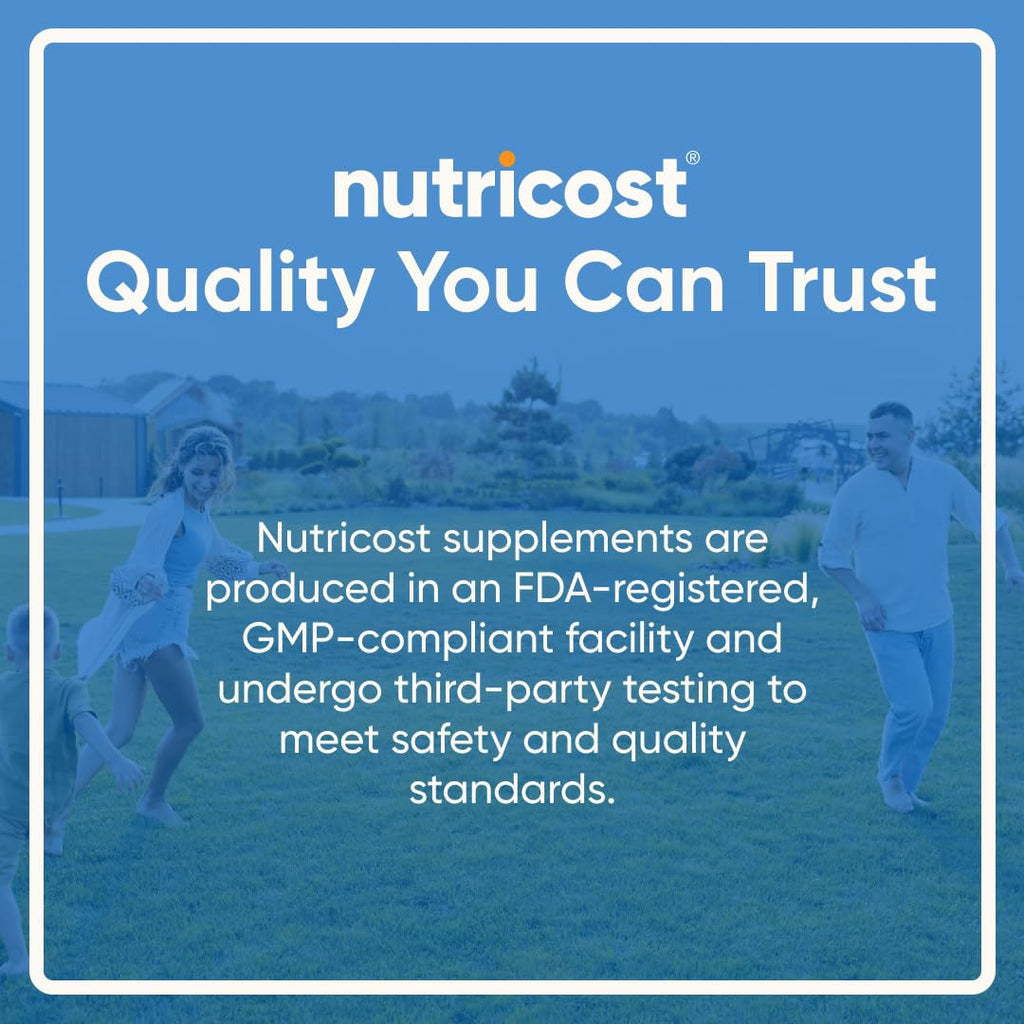 Nutricost N-Acetyl L-Cysteine (NAC) 600mg, 180 Capsules - Non-GMO, Gluten Free - FENGGESTORE20