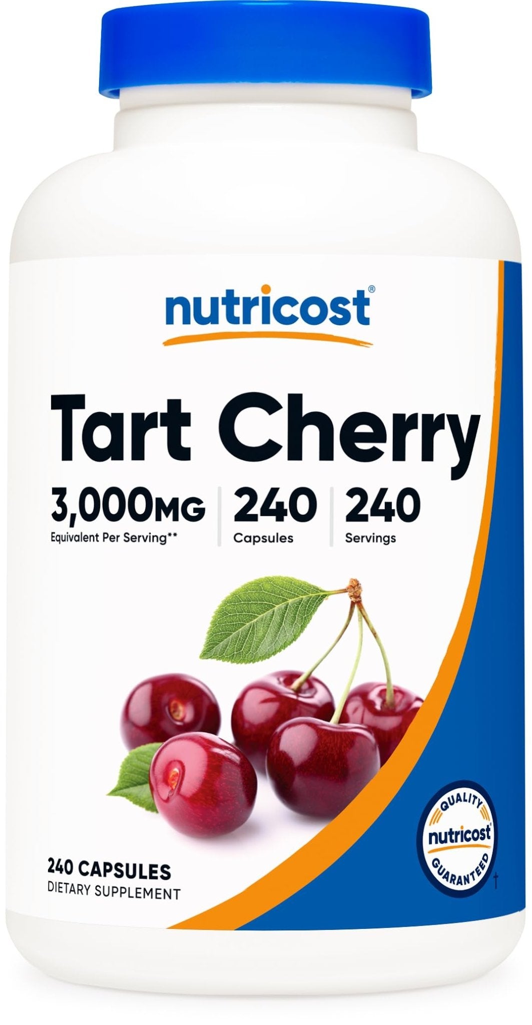 Nutricost Tart Cherry Extract 240 Vegetarian Capsules for 240 Servings per Bottle - Gluten Free, Non-GMO - FENGGESTORE20