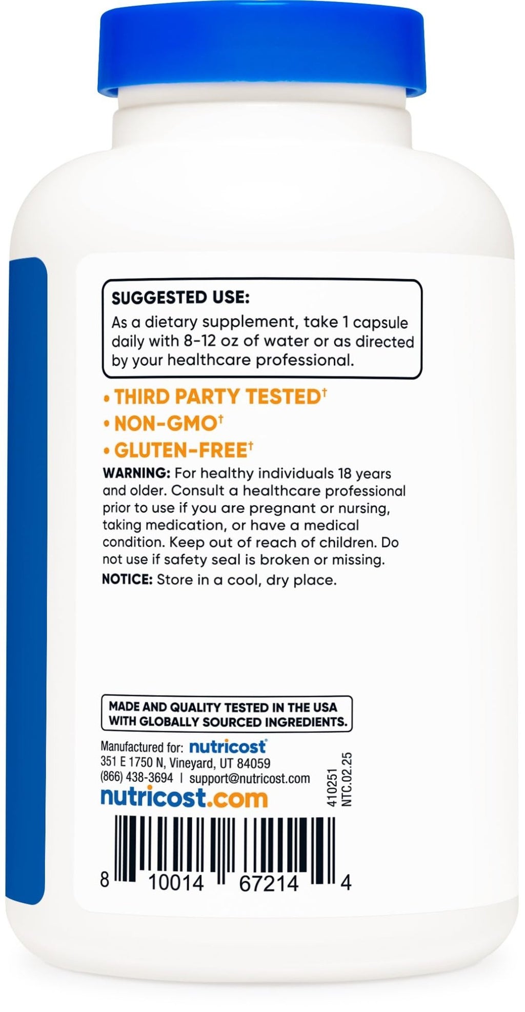 Nutricost Vitamin B12 (Methylcobalamin) 5000mcg, 240 Capsules - Vegetarian Caps, Non-GMO, Gluten Free B12 Supplement - FENGGESTORE20