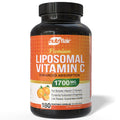 NutriFlair Liposomal Vitamin C 1700mg, 180 Capsules - High Absorption, Fat Soluble VIT C, Higher Bioavailability Immune System Support - FENGGESTORE20