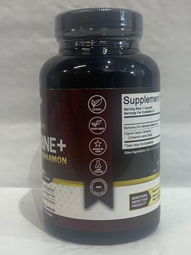 NutriFlair Premium HCL 1200mg, 120 Capsules - Plus Pure True Ceylon Cinnamon - FENGGESTORE20
