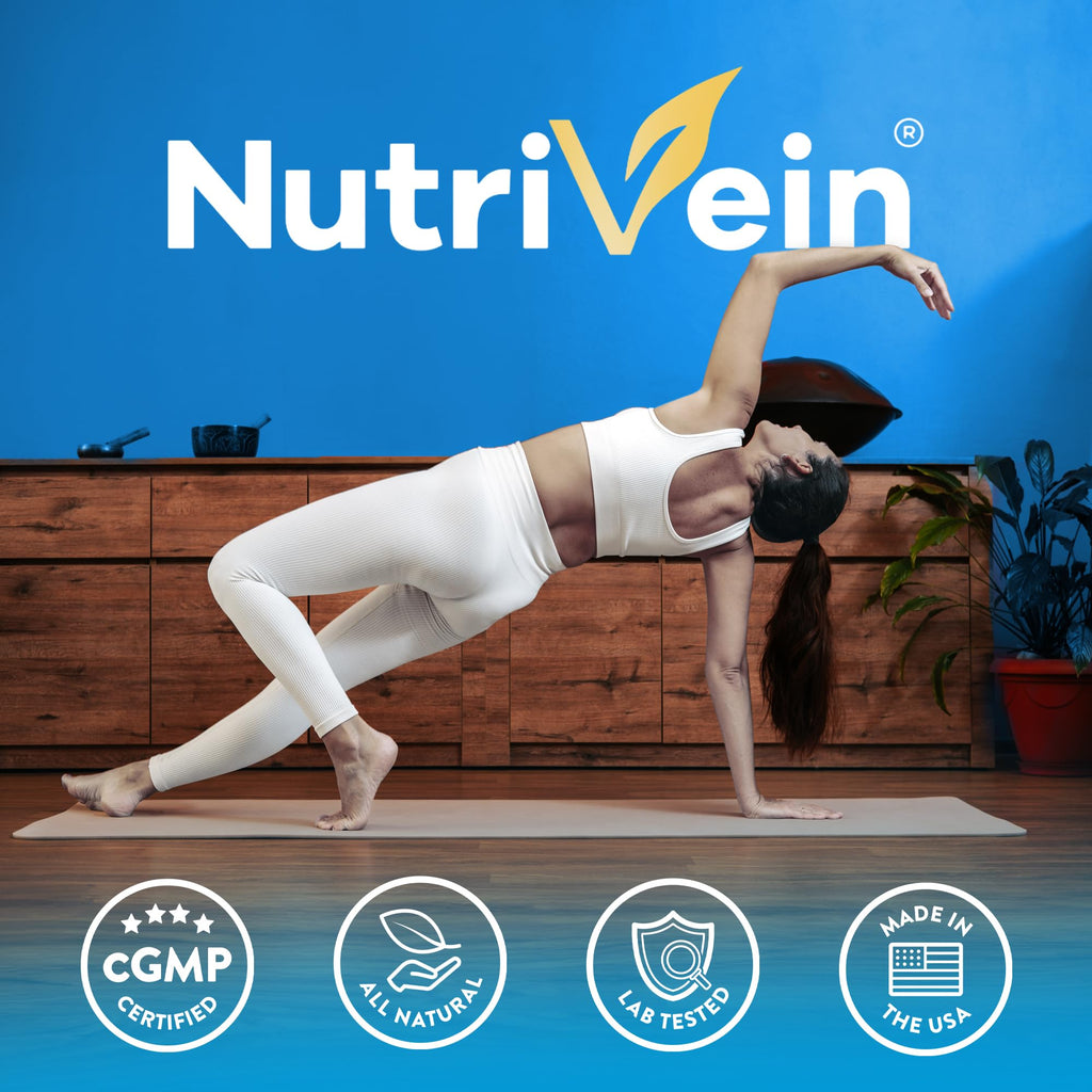 Nutrivein Premium Berberine 1200 mg with Ceylon Cinnamon - 120 Capsules: High-Absorption Berberine Supplement - FENGGESTORE20
