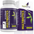 NutriZing Vegan Probiotics for Digestive Health - 30 Billion CFU & 16 strains - Bifidobacterium & Lactobacillus Probiotics for Men & Women - FENGGESTORE20