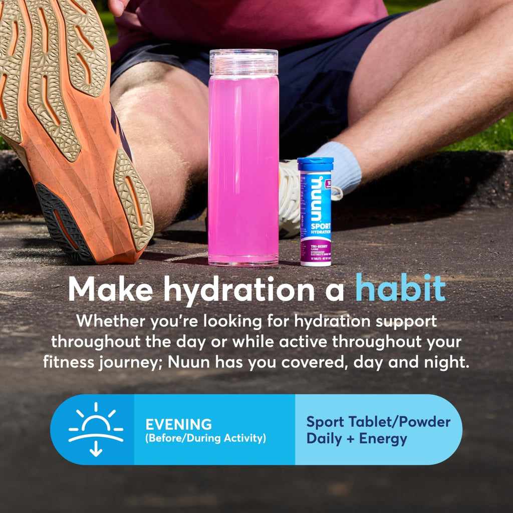 Nuun, Electrolyte Drink Tabs Energy Wild Berry, 8 Count, 1.9 Ounce - FENGGESTORE20