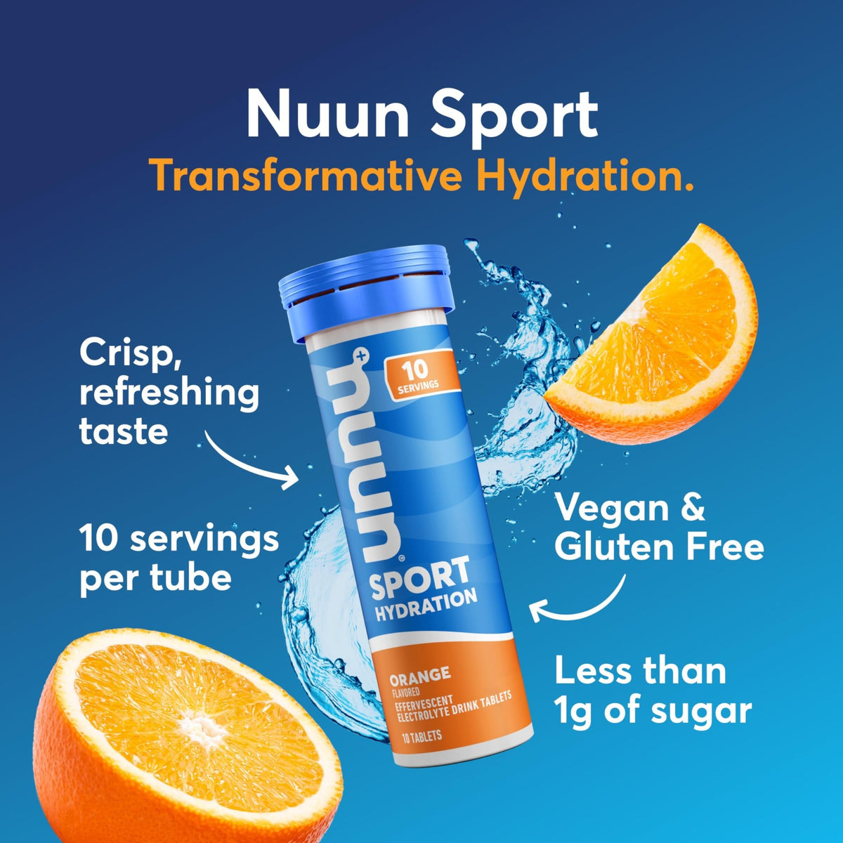 Nuun Sport Electrolyte Tablets with Magnesium, Calcium, Potassium, Chloride & Sodium, Gluten Free & Vegan, Mixed Flavors, 4 Pack (40 Servings Total) - FENGGESTORE20