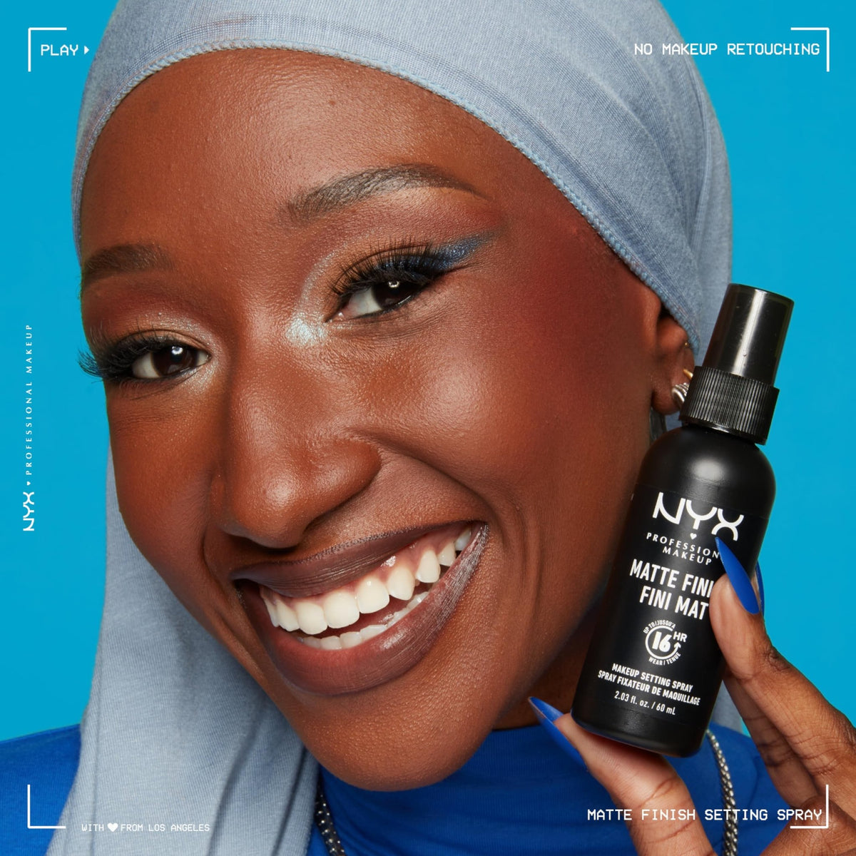 NYX PROFESSIONAL MAKEUP Makeup Setting Spray - Matte Finish, Long-Lasting Face Mist for up to 16HR Wear, Vegan Formula - FENGGESTORE20