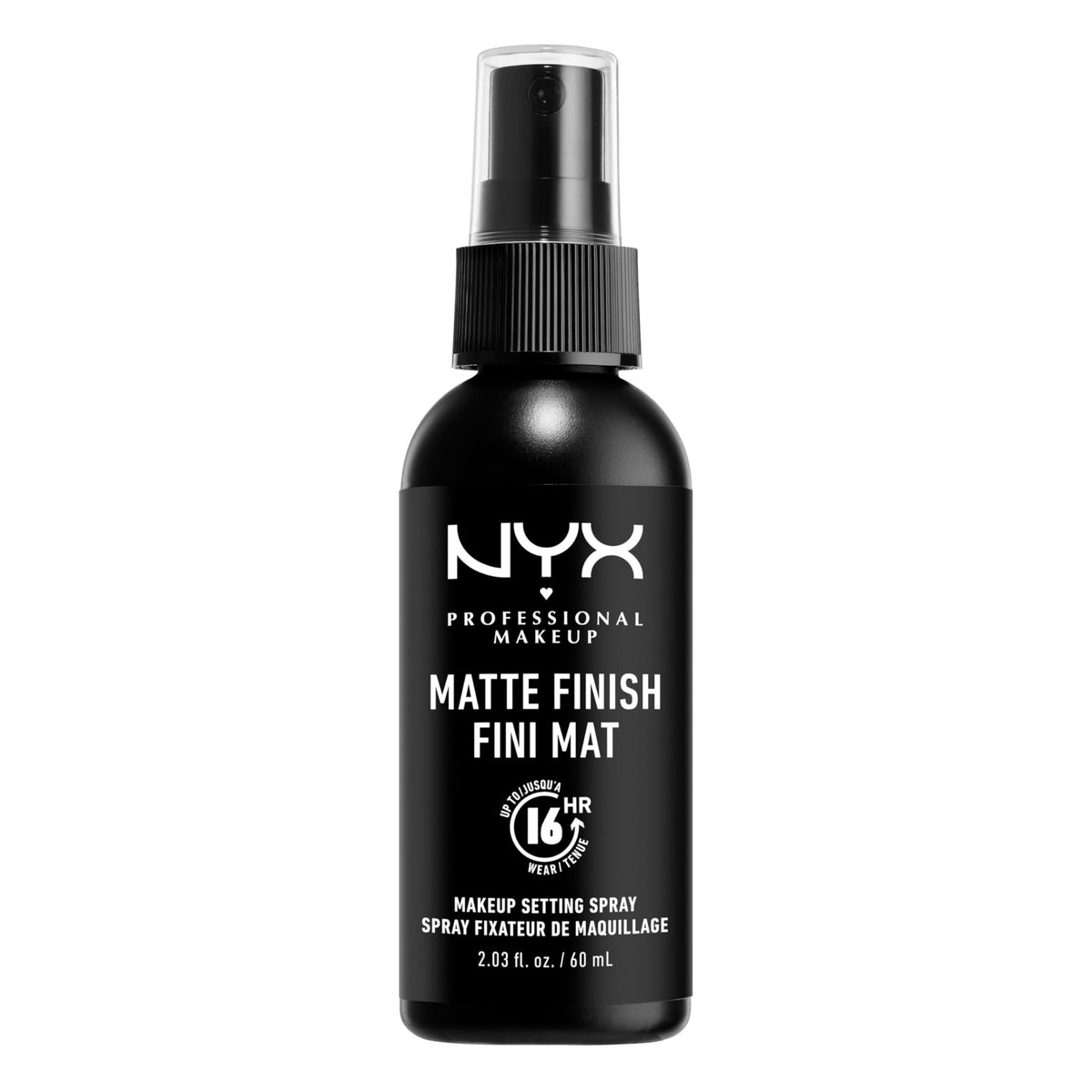 NYX PROFESSIONAL MAKEUP Makeup Setting Spray - Matte Finish, Long-Lasting Face Mist for up to 16HR Wear, Vegan Formula - FENGGESTORE20