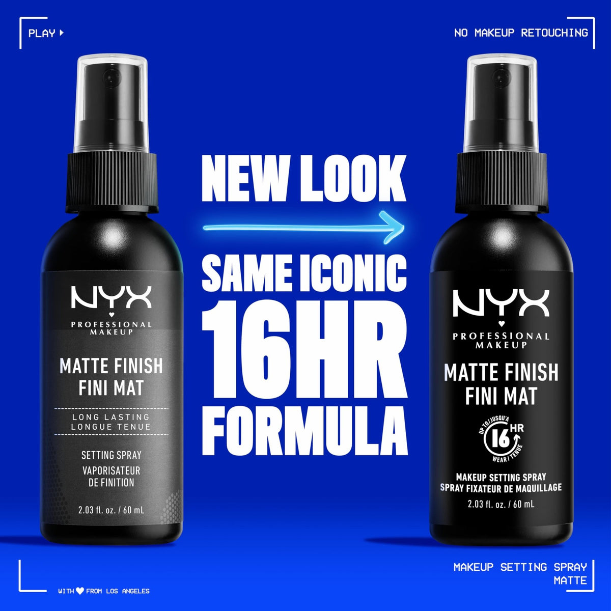 NYX PROFESSIONAL MAKEUP Makeup Setting Spray - Matte Finish, Long-Lasting Face Mist for up to 16HR Wear, Vegan Formula - FENGGESTORE20