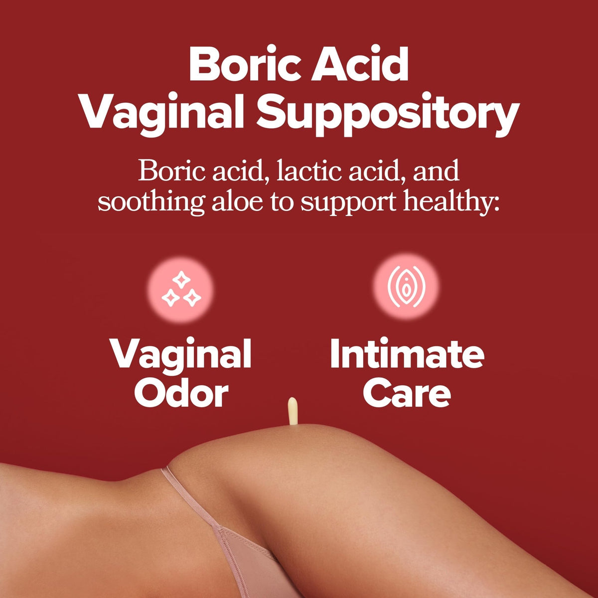 O Positiv URO Boric Acid Vaginal Suppository – with Lactic Acid, and Aloe for Fast Relief and Vaginal Odor Control – Vegan, Free from Parabens, Dyes, and Fragrances – 12 Count (Pack of 1) - FENGGESTORE20