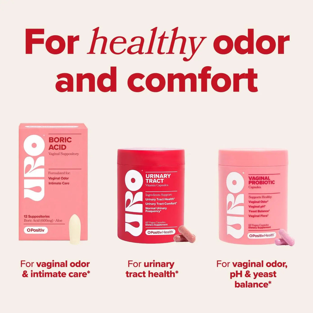 O Positiv URO Urinary Tract Health Supplement for Women, 60 Count (Pack of 1) - Urinary Support Vitamins with Pacran Complete Cranberry Extract, D-Mannose, & Vitamin C - Vegan & Gluten-Free - FENGGESTORE20
