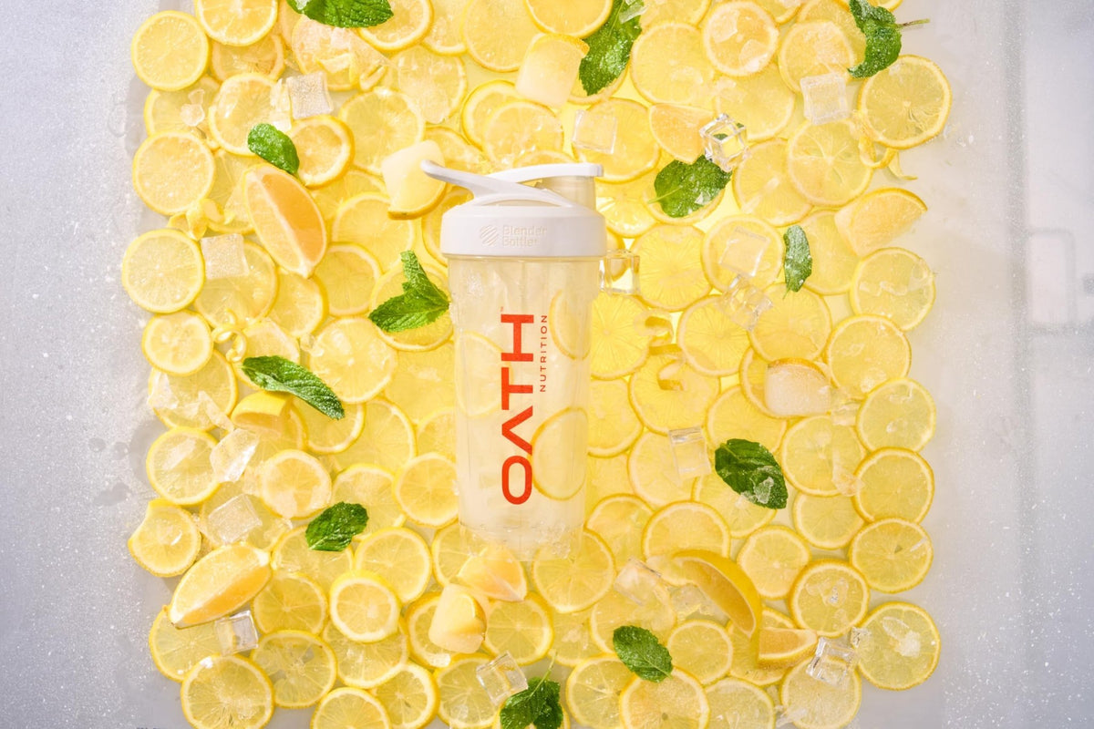 Oath Nutrition Clear Whey Isolate Protein Powder, Frosty Lemonade, 20g Complete Protein per Serving, No Added Sugar, Grass-Fed, 21 Servings - FENGGESTORE20