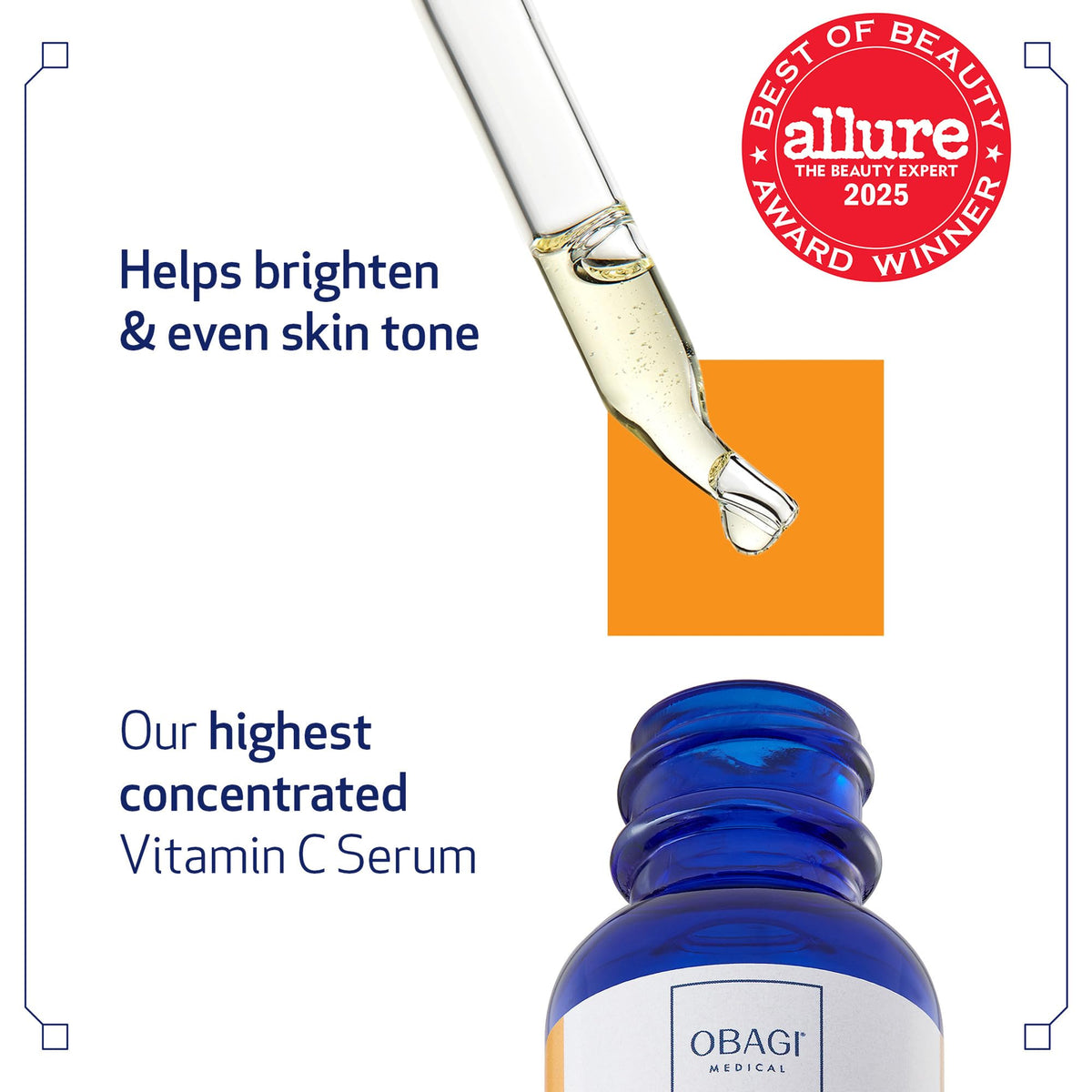 Obagi Professional-C 20% Vitamin C Serum & Hydrate Facial Moisturizer Bundle – Brightens Skin Tone - FENGGESTORE20