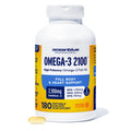 Oceanblue Professional Omega-3 2100 – 180 ct – Triple Strength Burpless Fish Oil Supplement with High-Potency EPA, DHA, DPA - FENGGESTORE20