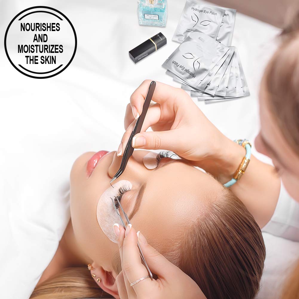 Ocim 100 Pairs Under Eye Pads Lash Extensions,Hydrogel Gel Eye Patches for Lashes Extension/Eyelash Tinting - FENGGESTORE20