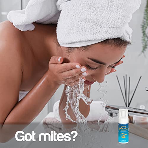 OCuSOFT Oust Demodex Foam Cleanser - Extra Strength - Foaming Cleanser for Eyelids & Eyelashes with Tea Tree Oil - FENGGESTORE20