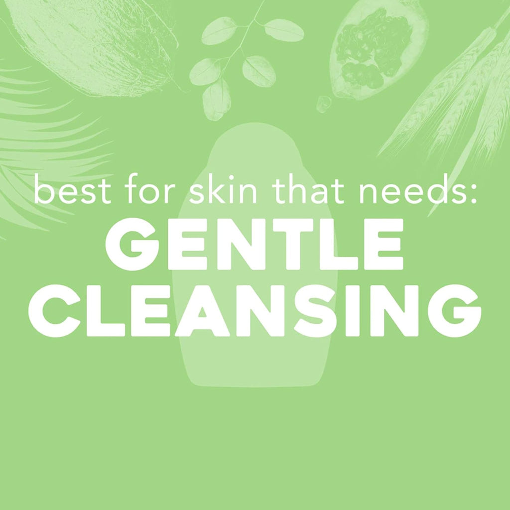 OGX Sensitive + Rose Water & Pink Sea Salt Exfoliating Body Scrub + Rose Quartz, Gentle Exfoliating Daily Body Wash Softens Skin - FENGGESTORE20