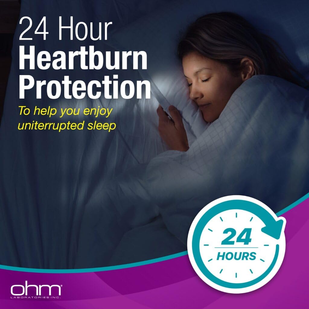 Ohm Omeprazole Delayed-Release Tablets, 20mg Acid Reducer, Treats Frequent Heartburn (12 Weeks of Supply, 84, Count) - FENGGESTORE20