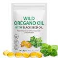 Oil of Oregano with Black Seed Oil, 6000mg Oregano Oil Capsules Organic, of Oregano - FENGGESTORE20