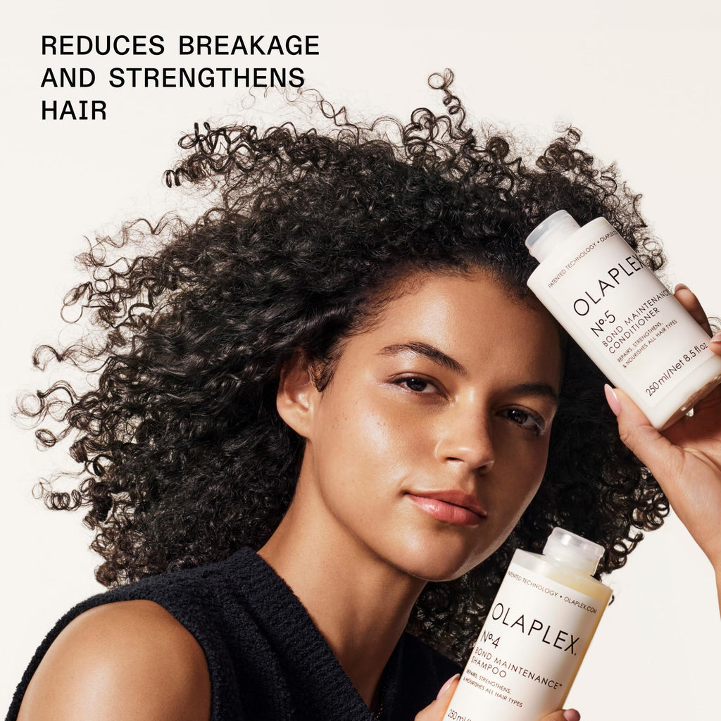 Olaplex Nº. 4 Bond Maintenance Shampoo: Reduces Breakage & Strengthens Hair | Hydrates, Smooths & Detangles | For Coily, Curly, Straight - FENGGESTORE20