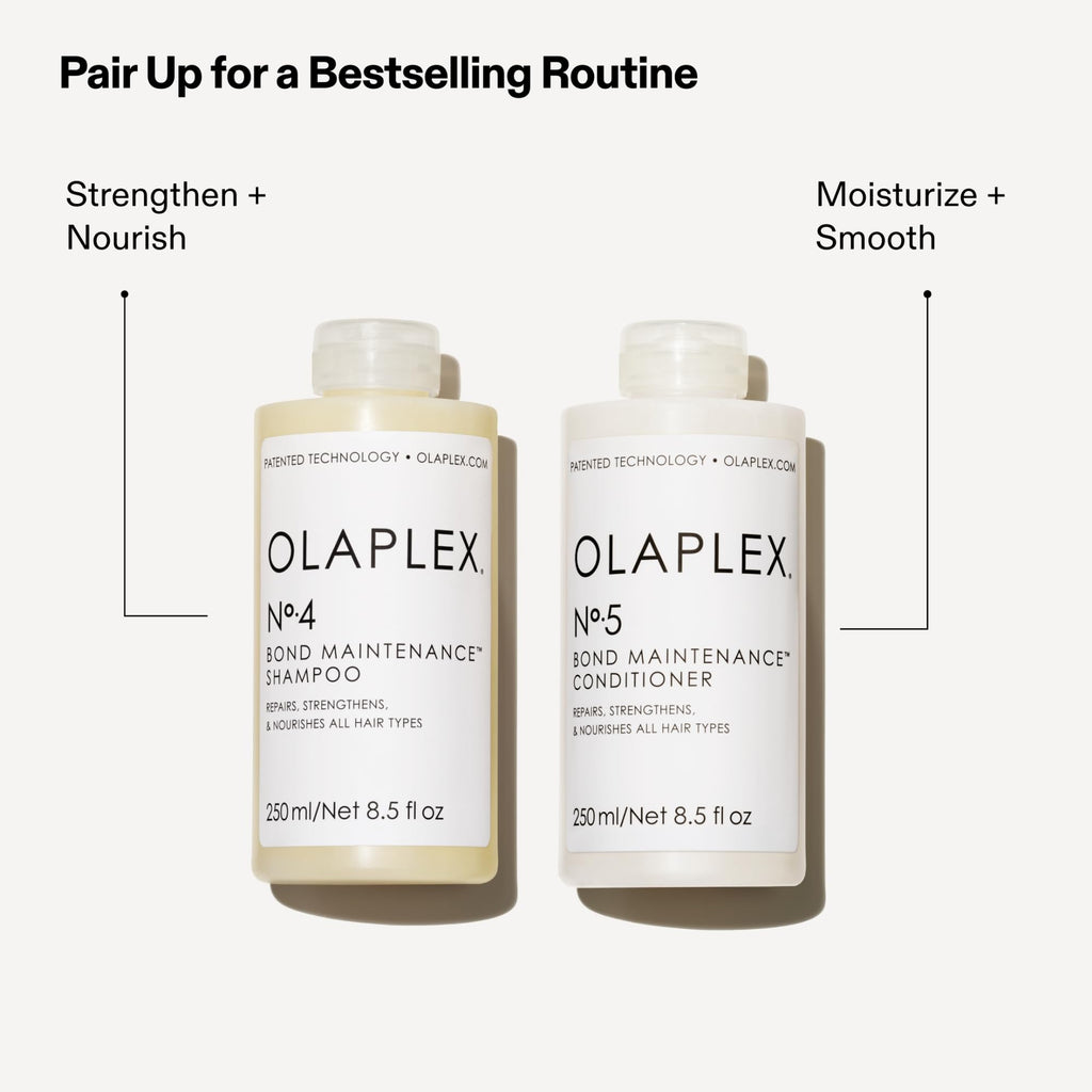 Olaplex Nº. 4 Bond Maintenance Shampoo: Reduces Breakage & Strengthens Hair | Hydrates, Smooths & Detangles | For Coily, Curly, Straight - FENGGESTORE20