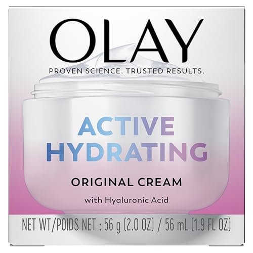 Olay Active Hydrating Cream Face Moisturizer, 1.9 fl oz - FENGGESTORE20