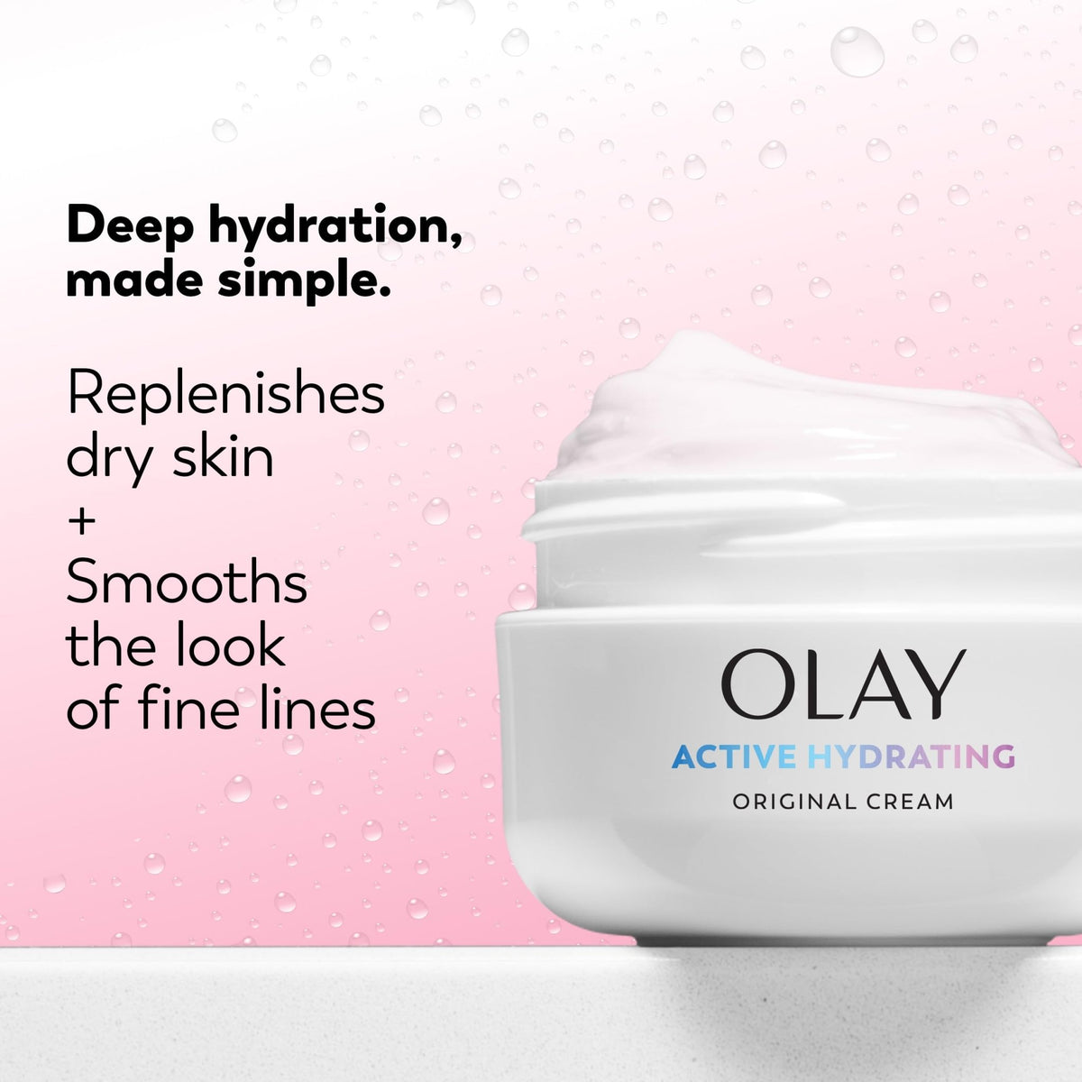 Olay Active Hydrating Cream Face Moisturizer, 1.9 fl oz - FENGGESTORE20