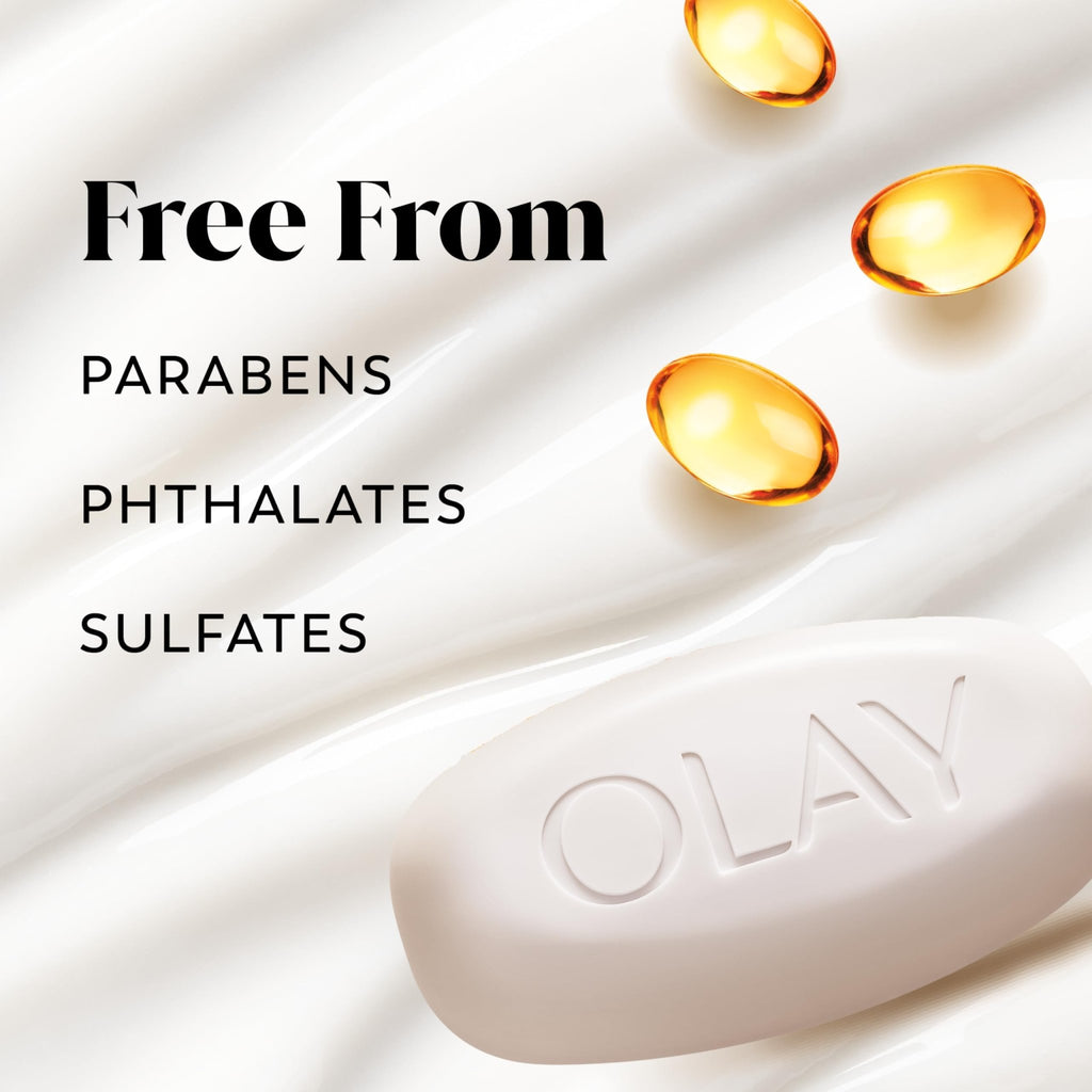 Olay Beauty Bar, Ultra Moisture,10x More Moisturizers, Nourishing Conditioners, Smooth & Gentle on Skin, Vitamin B3 Complex - FENGGESTORE20