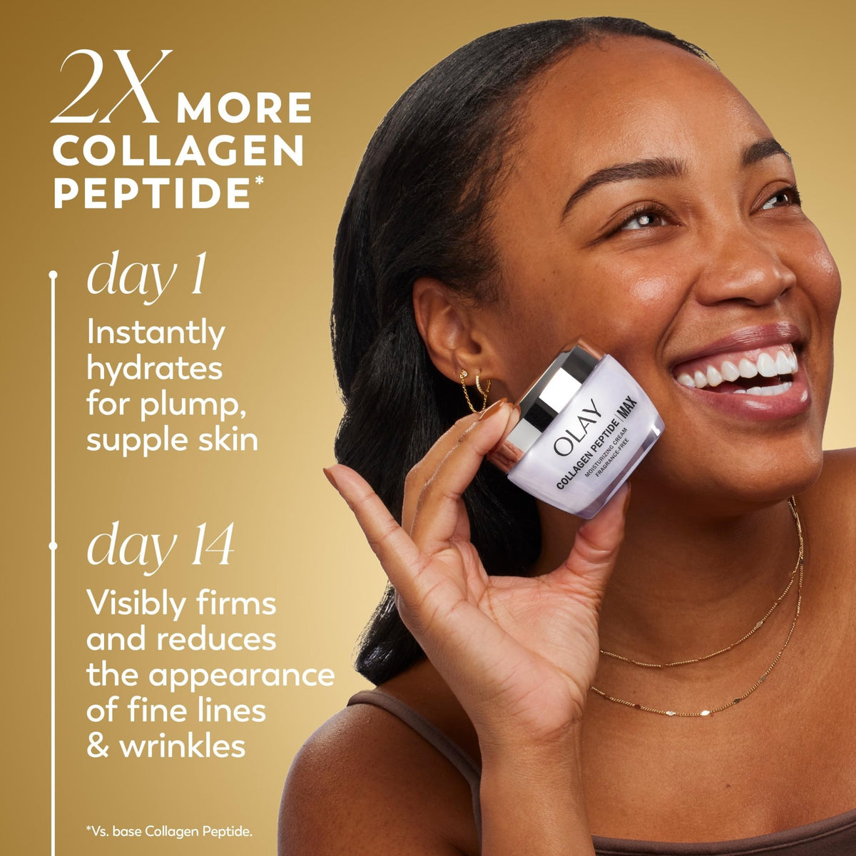 Olay Collagen Peptide Face Moisturizer, Firming Cream for Women, Fragrance-Free, Non-Greasy - Hydrating, Anti-Aging, Anti-Wrinkle - FENGGESTORE20