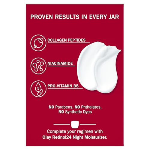 Olay Collagen Peptide Face Moisturizer, Firming Cream for Women, Fragrance-Free, Non-Greasy - Hydrating, Anti-Aging, Anti-Wrinkle - FENGGESTORE20