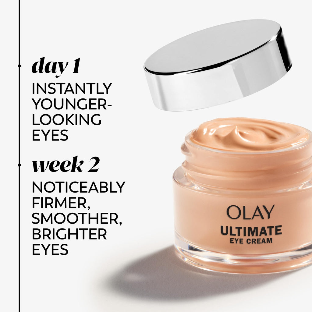 Olay Eyes Ultimate Eye Cream for Dark Circles, Wrinkles and Puffiness, 13 ml (0.4 fl. oz.) - FENGGESTORE20