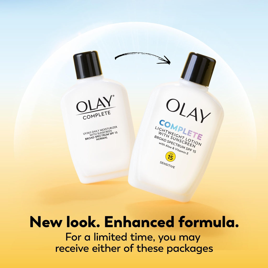 Olay Face Moisturizer, Complete All Day Moisturizer With Sunscreen Broad Spectrum SPF 15 - Sensitive, 4 fl. Oz, 1 unit - FENGGESTORE20
