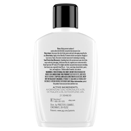 Olay Face Moisturizer, Complete with Sunscreen SPF 15, Daily Facial Lotion for Normal Skin, Lightweight Hydrating Broad Spectrum Sun Protection - FENGGESTORE20