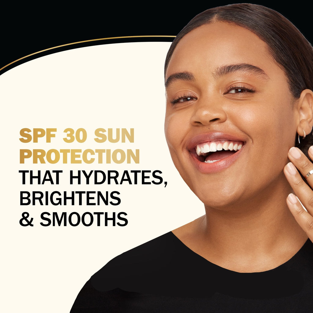 Olay Facial Moisturizing Lotion SPF 30 Total Effects for Dry Skin, 7 Benefits including Minimize Pores, Anti-Aging, 1.7 oz - FENGGESTORE20