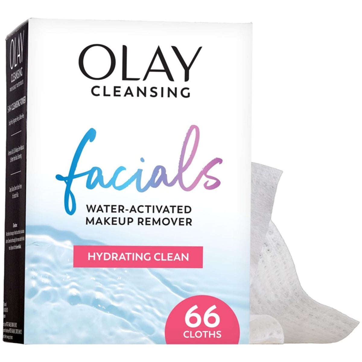 Olay Makeup Remover Wipes, Daily Facials Hydrating Face Cleanser for Normal to Dry Skin - FENGGESTORE20