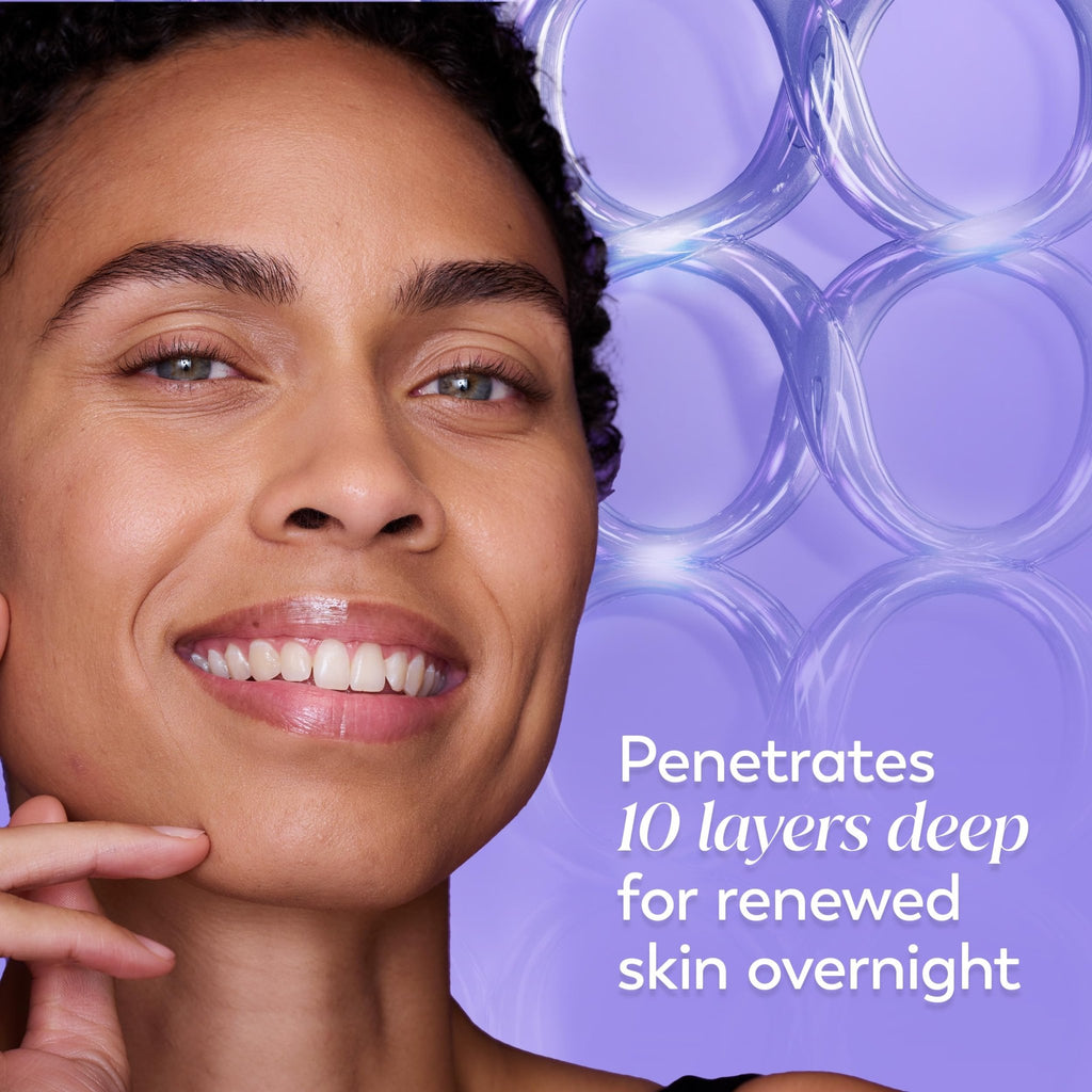 Olay Night Cream for Face, Anti-Aging Face Moisturizer for Women - Fragrance-Free Skin Care, Anti-Wrinkle, Exfoliate, Smooths Texture - FENGGESTORE20