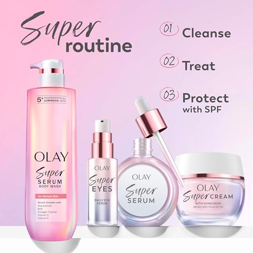 Olay Super Cream with Sunscreen SPF 30, Lightweight Face Moisturizer with Sun Protection - FENGGESTORE20