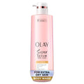 Olay Super Serum Body Wash for Extra Dry Skin, 24hr Long Lasting Hydration, 5+ Ingredient - FENGGESTORE20
