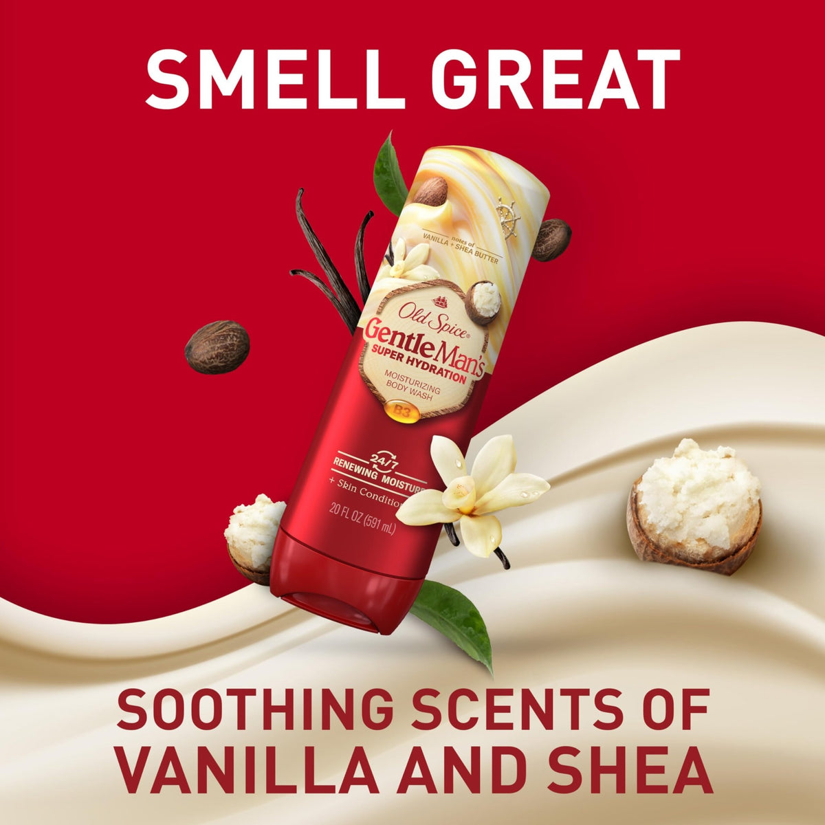 Old Spice Body Wash GentleMan’s Super Hydration for Men, 24/7 Renewing Moisture, Gentle on Skin with Skin Conditioners - FENGGESTORE20