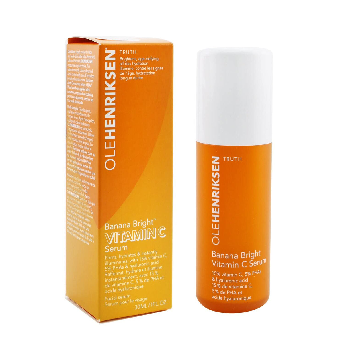 OLEHENRIKSEN Banana Bright 15% Vitamin C Dark Spot Serum 1.0 oz/ 30 mL - FENGGESTORE20
